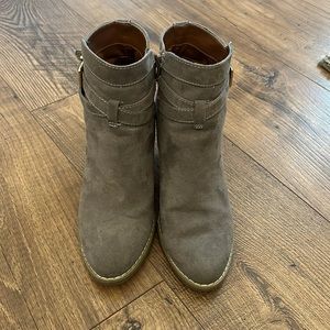 Gray Taupe Express Booties